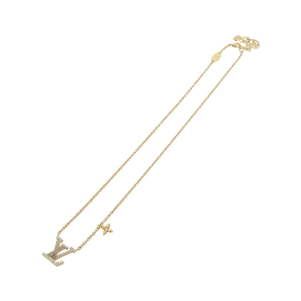 LOUIS VUITTON Gold Necklace - Picture 2 of 5